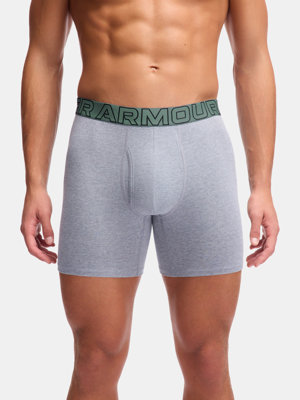 Under Armour Pánské boxerky Under Armour M UA Perf Cotton 6in (3ks)