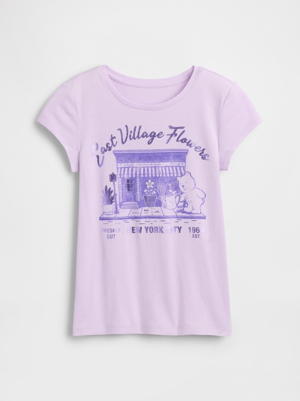 GAP Dětské tričko s potiskem Gap