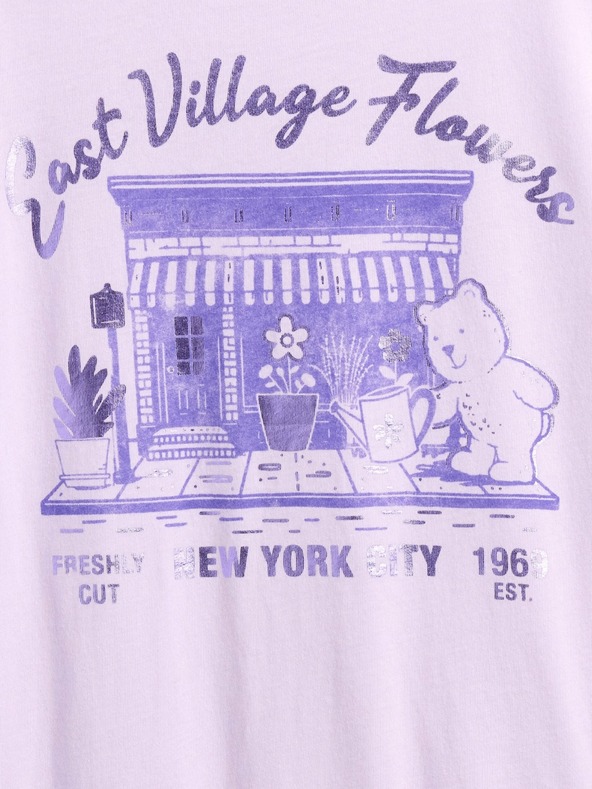 GAP Dětské tričko s potiskem Gap