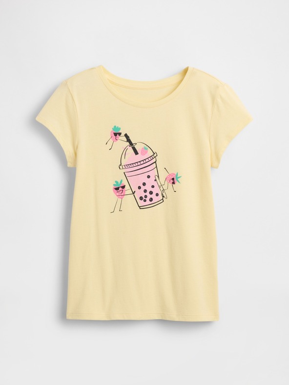 GAP Dětské tričko s potiskem Gap