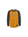 Horsefeathers Dětský bike dres Spike LS - sunflower/indigo