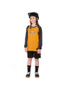 Horsefeathers Dětský bike dres Spike LS - sunflower/indigo
