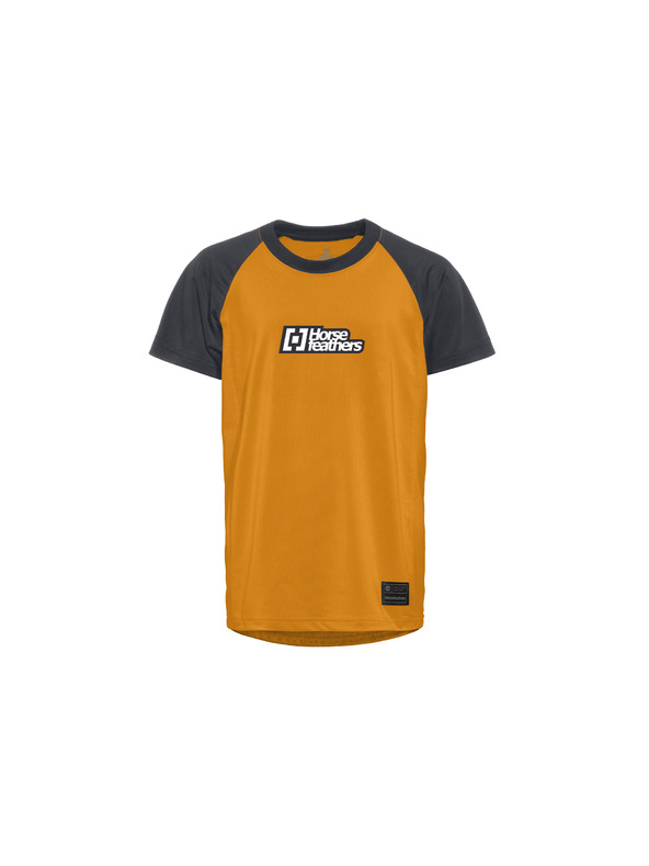 Horsefeathers Dětský bike dres Spike - sunflower/indigo