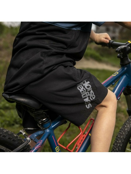 Horsefeathers Dětské bike kraťasy Stoker - black
