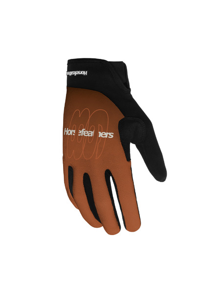 Horsefeathers Cyklistické rukavice Digger - rust