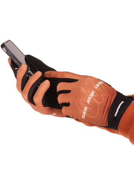 Horsefeathers Cyklistické rukavice Digger - rust