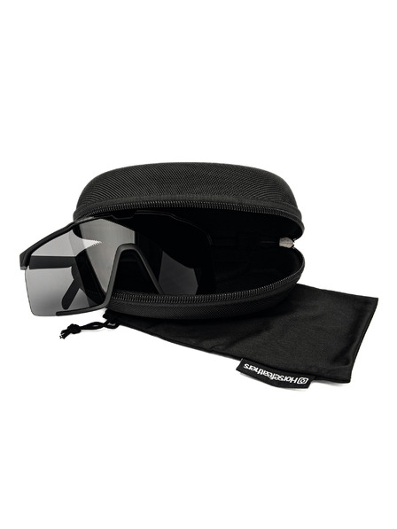 Horsefeathers Cyklistické brýle Proton - matt black/smoke
