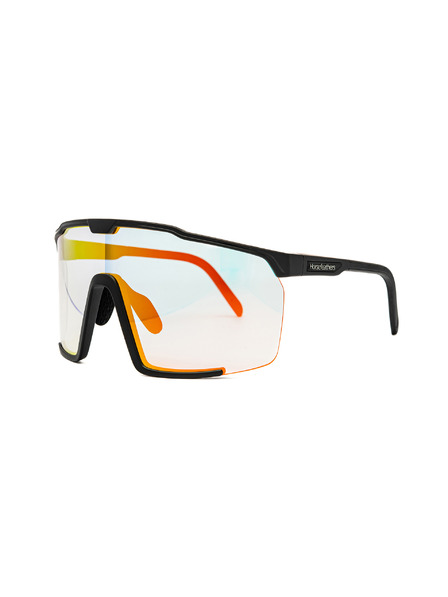 Horsefeathers Fotochromatické brýle Proton - matt black/mirror red