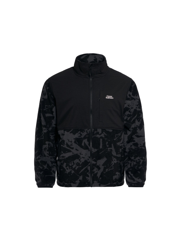 Horsefeathers Fleecová mikina Duval - asphalt