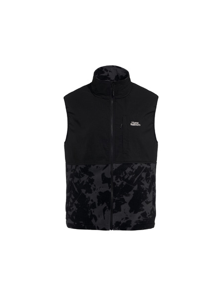 Horsefeathers Fleecová vesta Duval - asphalt