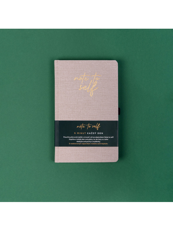 ELLA & MAX Nedatovaný plánovač Note to self, 5 minut denně, 13 × 21 cm