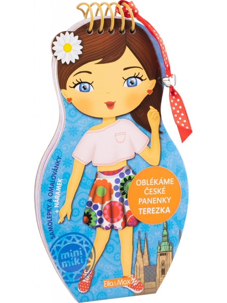 ELLA & MAX Oblékáme české panenky TEREZKA – omalovánky