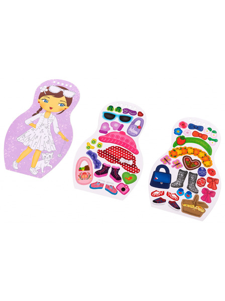 ELLA & MAX Oblékáme české panenky TEREZKA – omalovánky