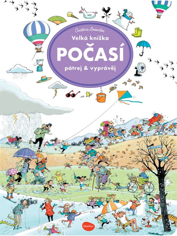 ELLA & MAX Velká knížka POČASÍ – Pátrej & vyprávěj