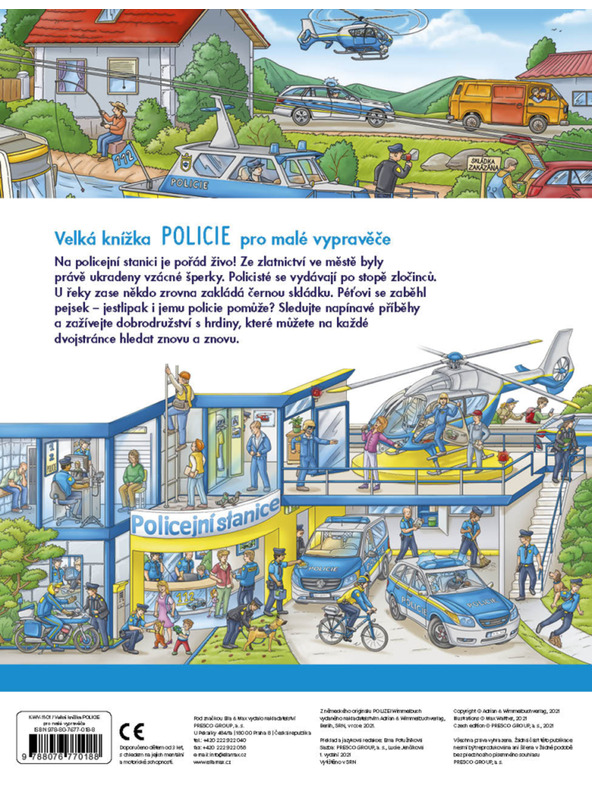 ELLA & MAX Velká knížka POLICIE pro malé vypravěče