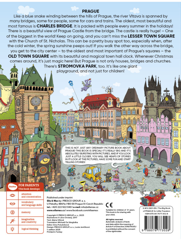 ELLA & MAX Little Travellers  – The Big Book PRAGUE