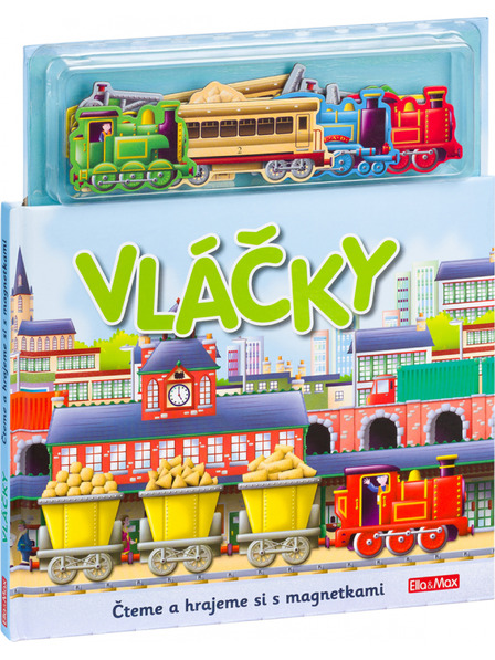 ELLA & MAX VLÁČKY ─ Knížka s magnetkami