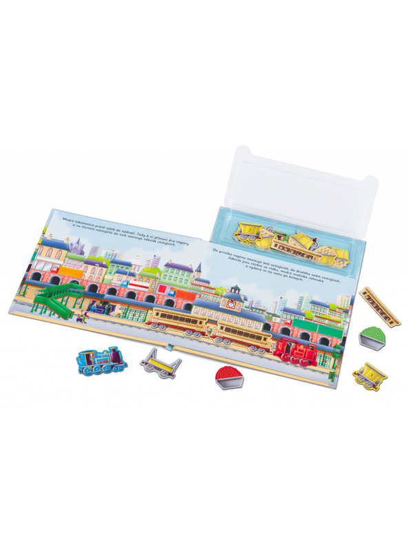 ELLA & MAX VLÁČKY ─ Knížka s magnetkami