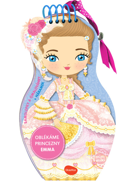ELLA & MAX Oblékáme panenky PRINCEZNA EMMA – Omalovánky