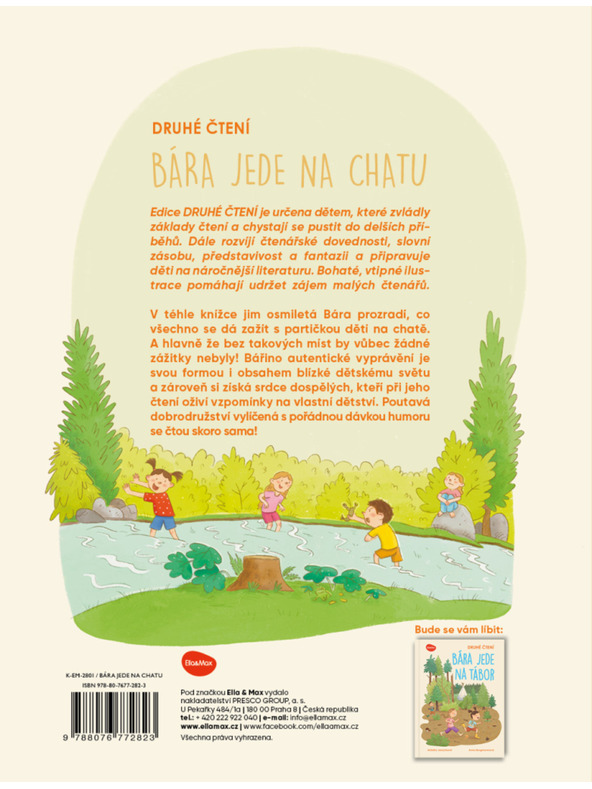 ELLA & MAX Druhé čtení  – BÁRA JEDE NA CHATU