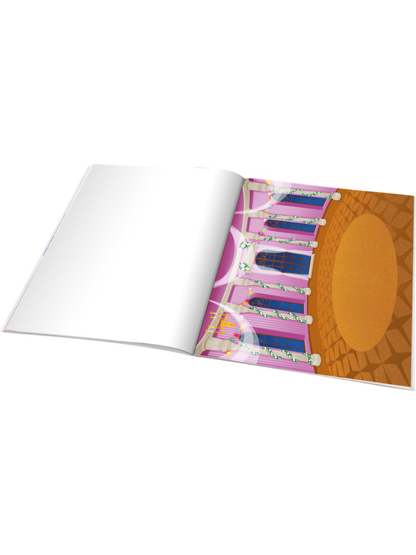 ELLA & MAX Čti a nalepuj – O PRINCEZNÁCH, kniha se samolepkami