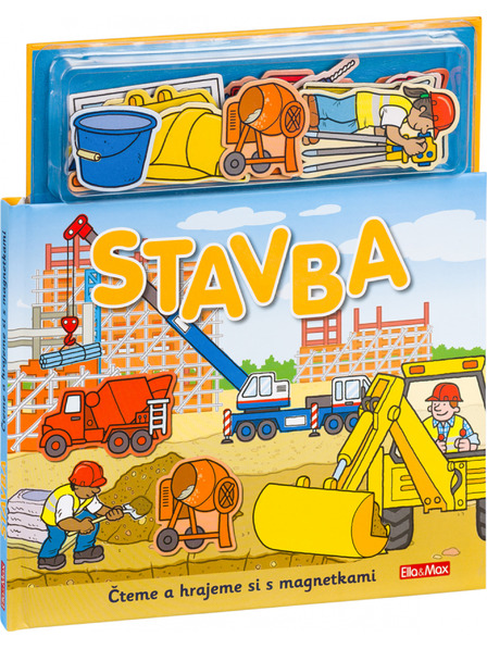 ELLA & MAX STAVBA ─ Knížka s magnetkami
