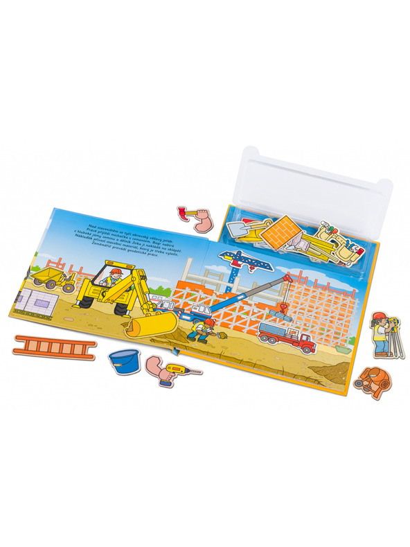 ELLA & MAX STAVBA ─ Knížka s magnetkami