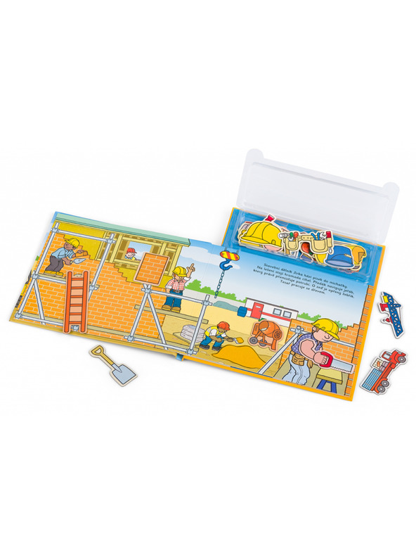 ELLA & MAX STAVBA ─ Knížka s magnetkami