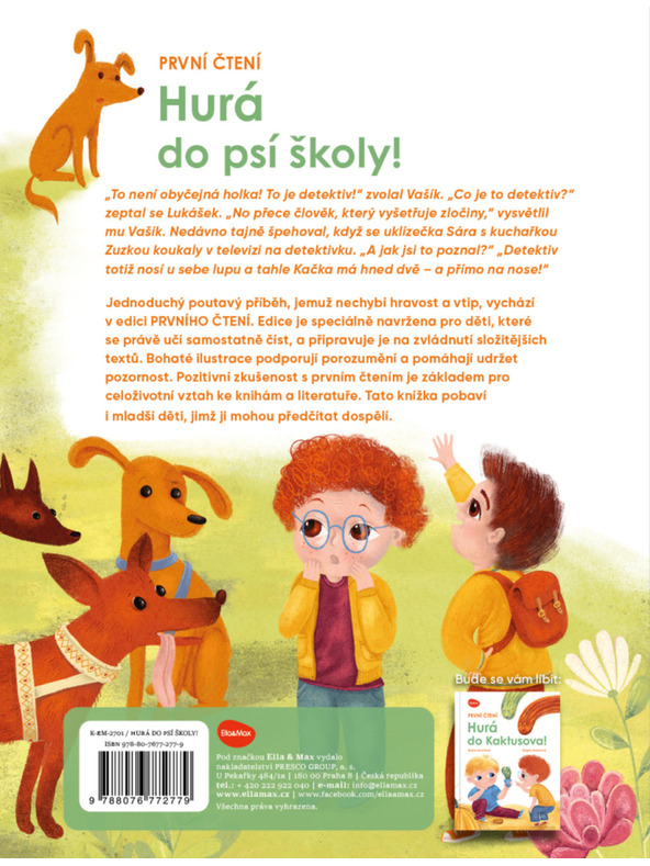 ELLA & MAX První čtení – HURÁ DO PSÍ ŠKOLY!