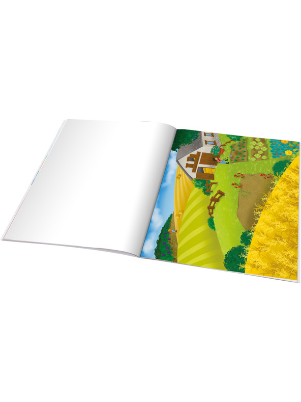 ELLA & MAX Čti a nalepuj – NA STATKU, kniha se samolepkami