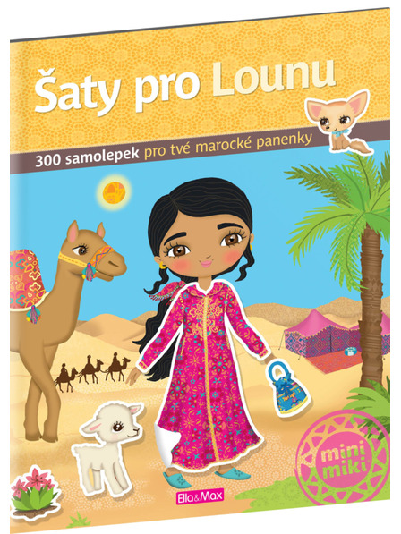 ELLA & MAX Šaty pro LOUNU – Kniha samolepek