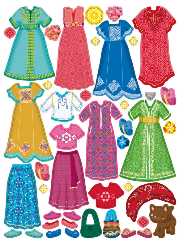 ELLA & MAX Šaty pro LOUNU – Kniha samolepek