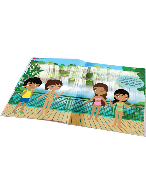 ELLA & MAX Šaty z celého světa DIVY SVĚTA – Kniha samolepek