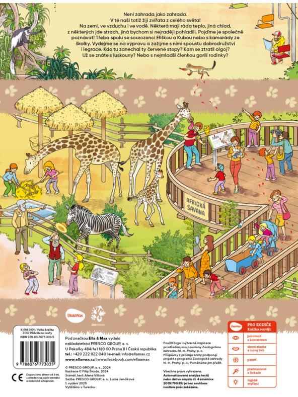 ELLA & MAX Na cesty – Velká knížka ZOO PRAHA