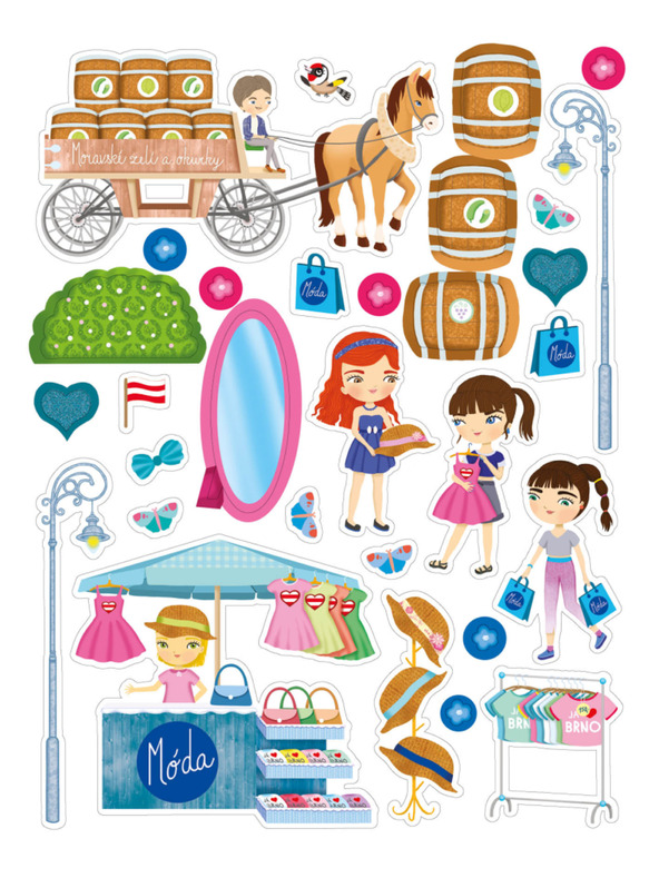 ELLA & MAX NATÁLKA & BRNO ─ Město plné samolepek