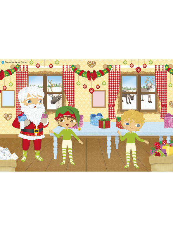 ELLA & MAX Šaty z celého světa VÁNOCE ─ Kniha samolepek