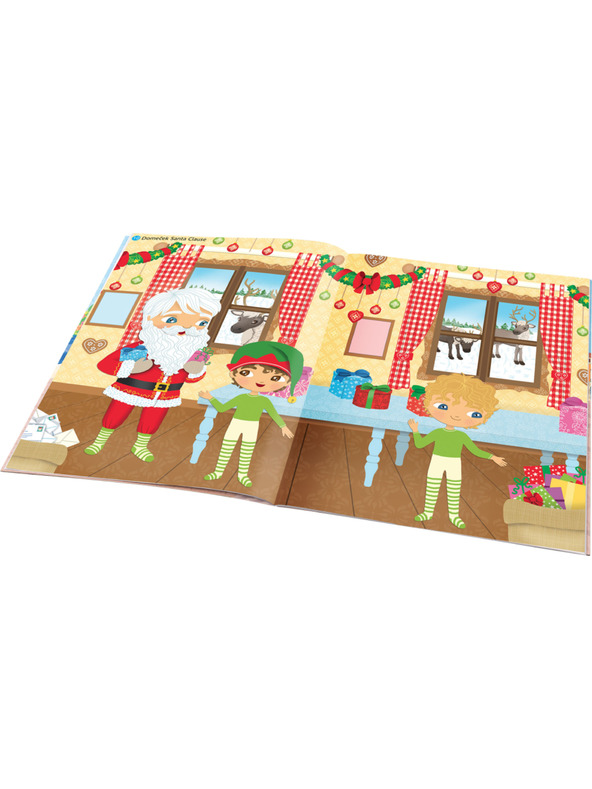 ELLA & MAX Šaty z celého světa VÁNOCE ─ Kniha samolepek