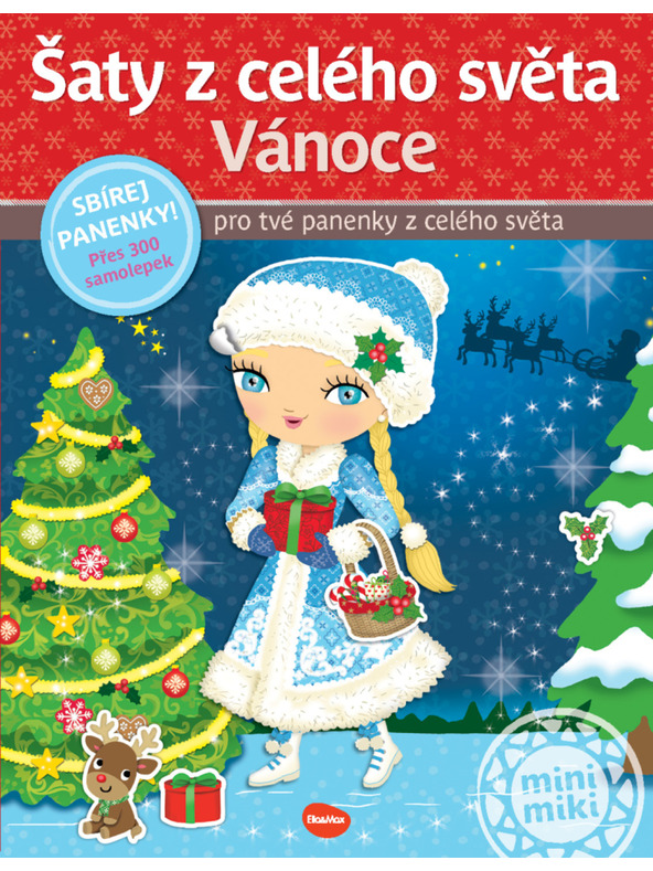ELLA & MAX Šaty z celého světa VÁNOCE ─ Kniha samolepek