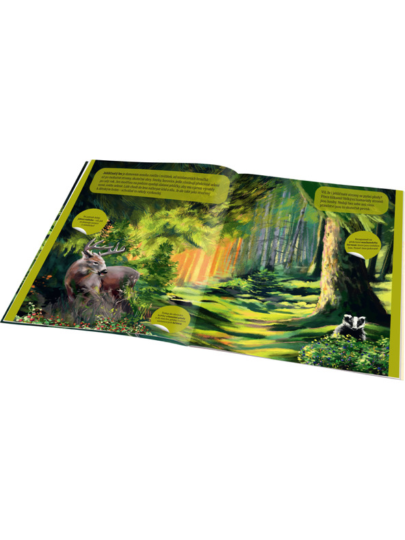 ELLA & MAX KOUZELNÝ SVĚT LESA – Kniha samolepek