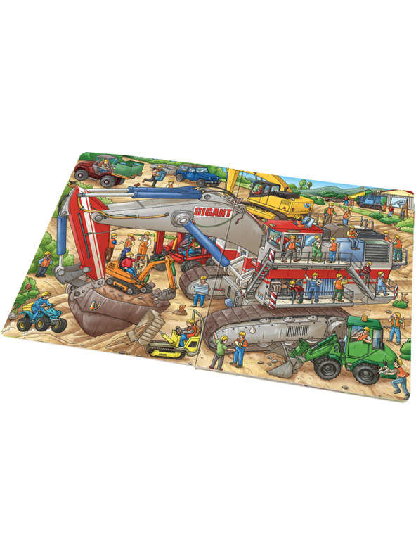 ELLA & MAX Velká knížka BAGRY pro malé vypravěče