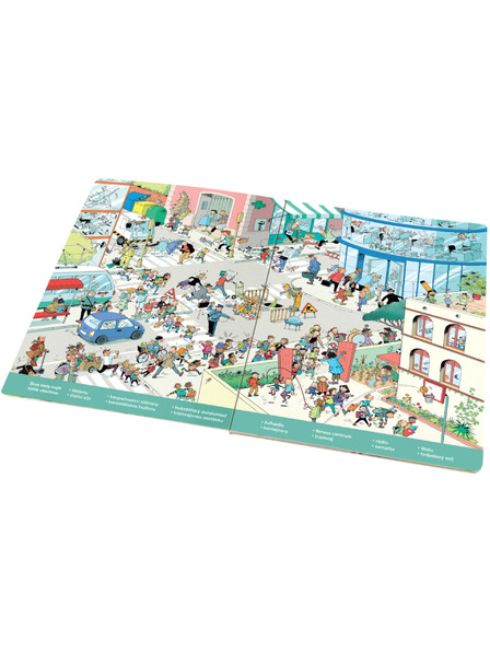 ELLA & MAX Velká knížka MĚSTO – Pátrej & vyprávěj