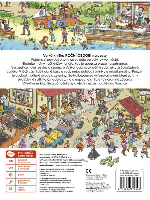 ELLA & MAX Na cesty – Velká knížka ROČNÍ OBDOBÍ