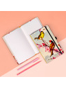 NOTIQUE NOTIQUE Notes Ptáčci – sakura Kateřiny Winterové, linkovaný, 13 x 21 cm