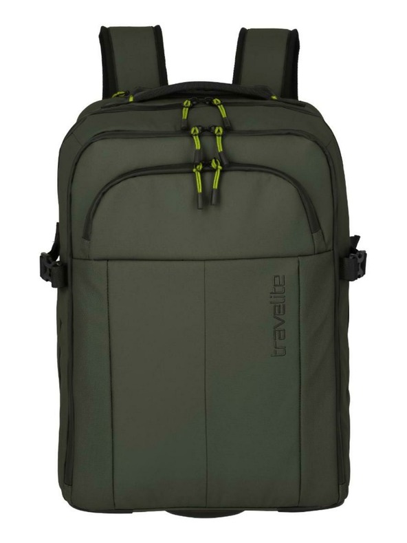 Travelite Batoh Travelite Briize Backpack L Trolley Khaki