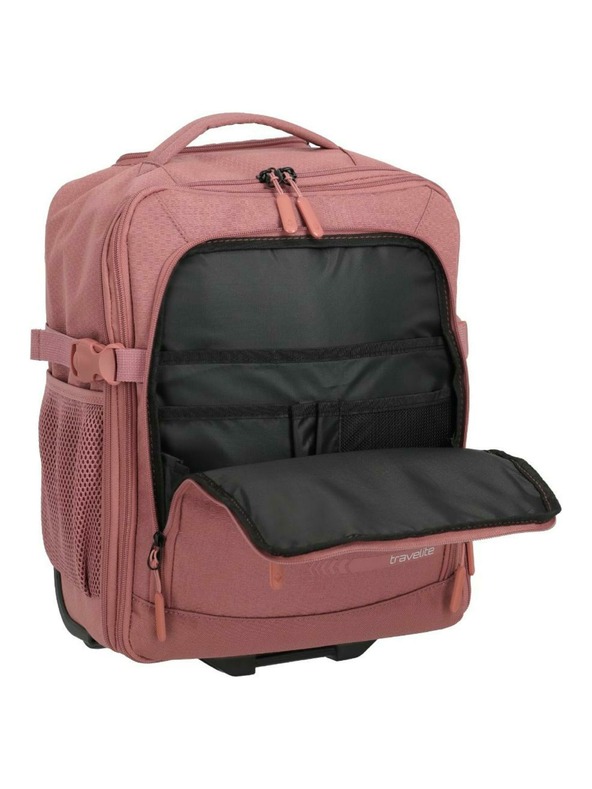 Travelite Batoh Travelite Kick Off Trolley Backpack Blush