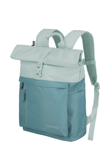 Travelite Batoh Travelite Basics Rollup Backpack Ice Blue
