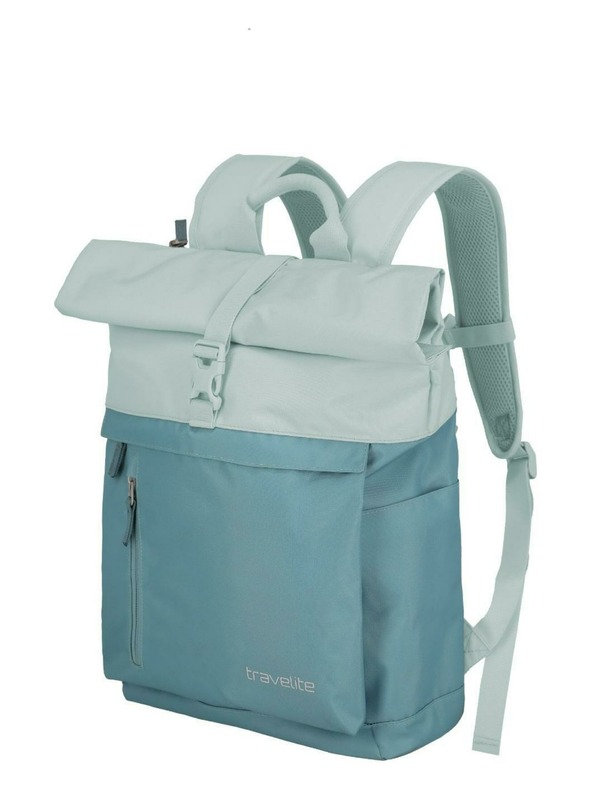 Travelite Batoh Travelite Basics Rollup Backpack Ice Blue