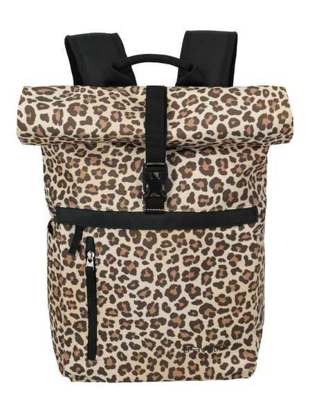 Travelite Batoh Travelite Basics Rollup Backpack Leopard