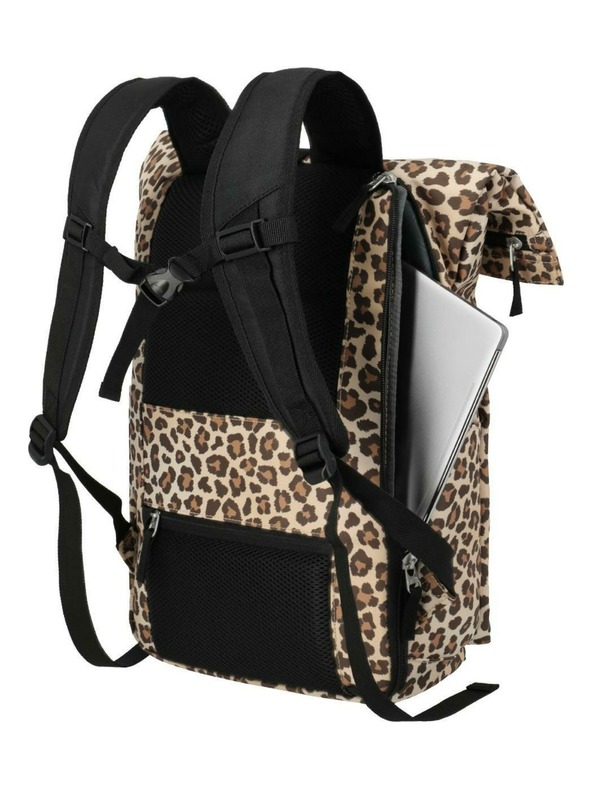Travelite Batoh Travelite Basics Rollup Backpack Leopard