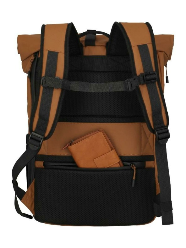 Travelite Batoh Travelite Briize Backpack M Roll-Up Curry